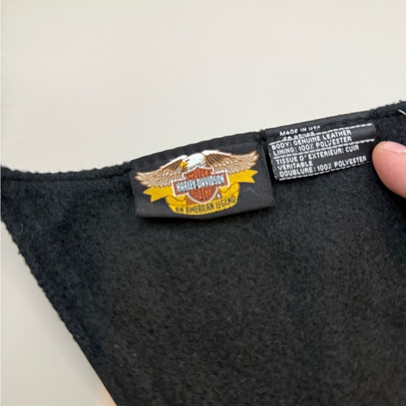 Harley Davidson Riding Mask/Bandanna Genuine Leather - Picture 3 of 5